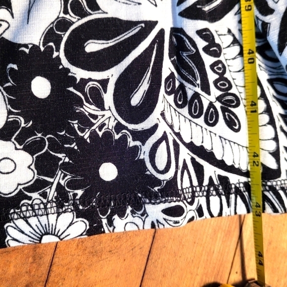 T By Talbots Sleeveless Tie Cinch Waist Midi Printed Dress Size LP - Picture 9 of 10